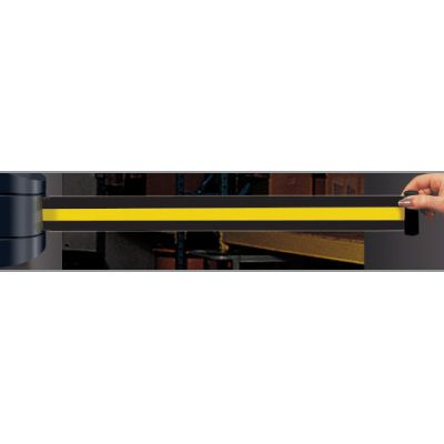 Wall Mount Security Tensabarriers- Yellow and Black