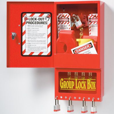Wall Mount Combo Storage Cabinet/Group Lock Box