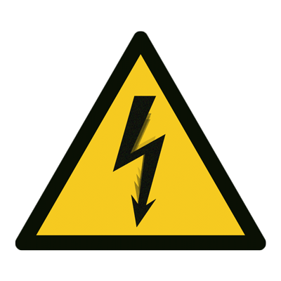 Seton Motion® High Voltage Sign "Electrocution"