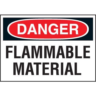 Warning Labels - Flammable Material