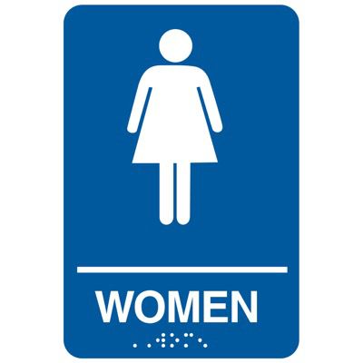Women ADA - Economy Braille Signs