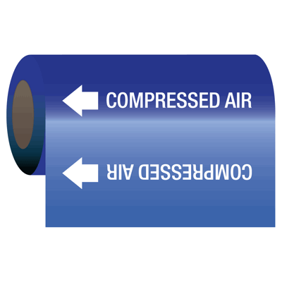 Wrap Around Adhesive Roll Markers - Compressed Air
