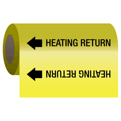 Wrap Around Adhesive Roll Markers - Heating Return