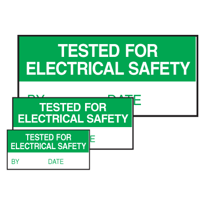 Self-Laminating Labels - Tested For Electrical Safety