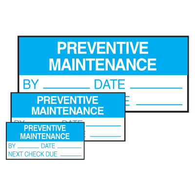 Self-Laminating Labels - Preventive Maintenance