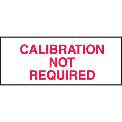 Write-On Labels - CALIBRATION NOT REQUIRED