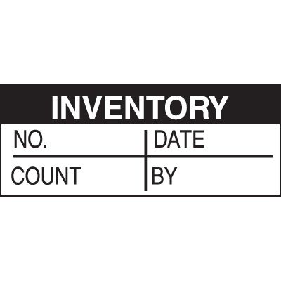 Write-On Labels - INVENTORY NO.