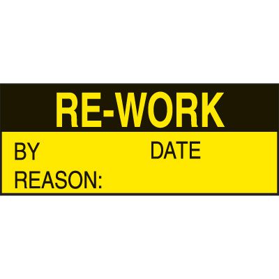Write-On Labels - RE-WORK BY DATE