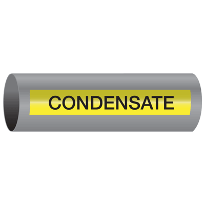 Xtreme-Code™ Self-Adhesive High Temperature Pipe Markers - Condensate