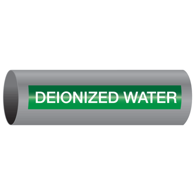 Xtreme-Code™ Self-Adhesive High Temperature Pipe Markers - Deionized Water