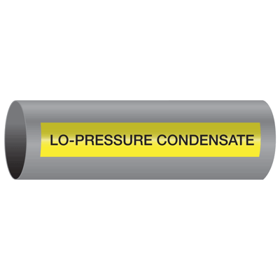 Xtreme-Code™ Self-Adhesive High Temperature Pipe Markers - Lo-Pressure Condensate