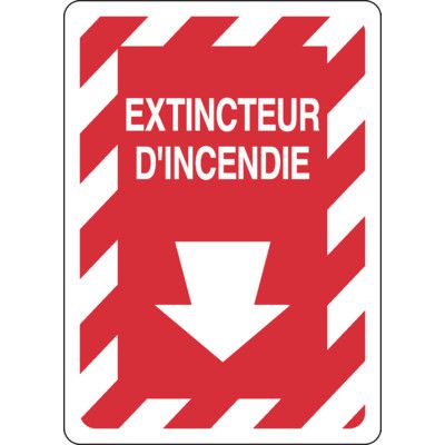 Enseignes De Sortie D'Incendie - Extincteur D'Incendie (Fl&egrave;che)
