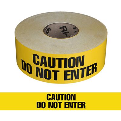 Adhesive Backed Barrier Tape - Caution Do Not Enter