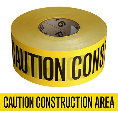 Caution Construction Area Barricade Tape