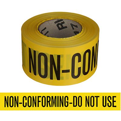 Quality Control Barricade Tape - Do Not Use