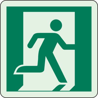 SetonGlo™ Running Man Symbol Sign
