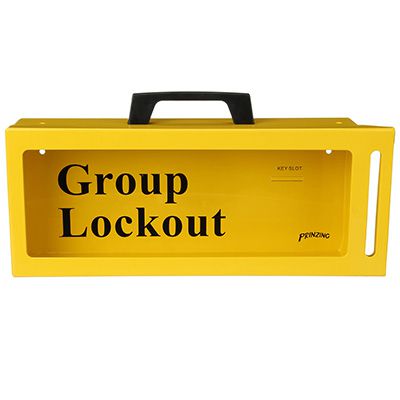 Brady Metal Wall Lock Box - Yellow - Part Number - 46134 - 1/Each