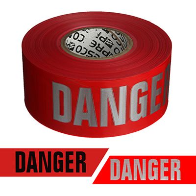Presco Day Or Night Barricade Tape - Danger RB3103R21
