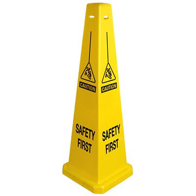 Safety Traffic Cones- Caution Safety First