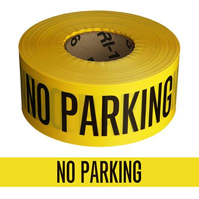 Barricade Tape - No Parking