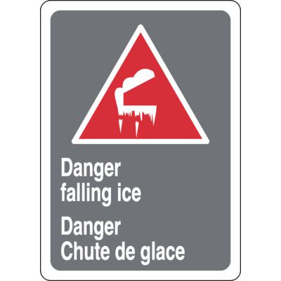 CSA Signs - Danger Falling Ice (English/French)