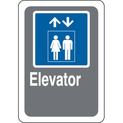 CSA Safety Sign - Elevator