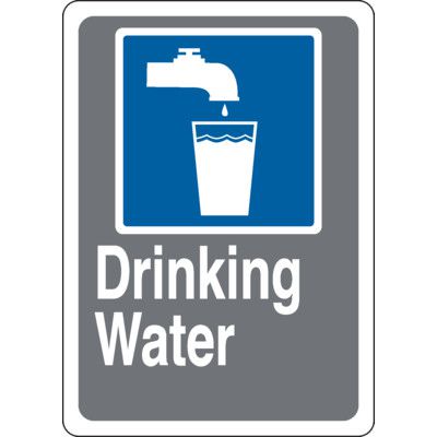 CSA Safety Sign - Drinking Water