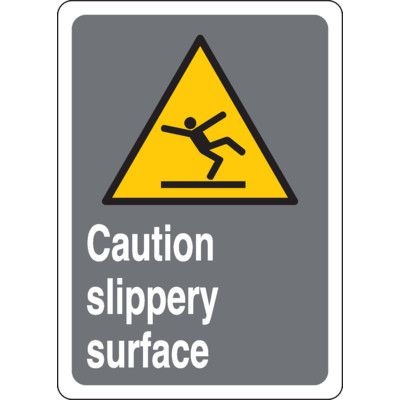 CSA Safety Sign - Caution Slippery Surface