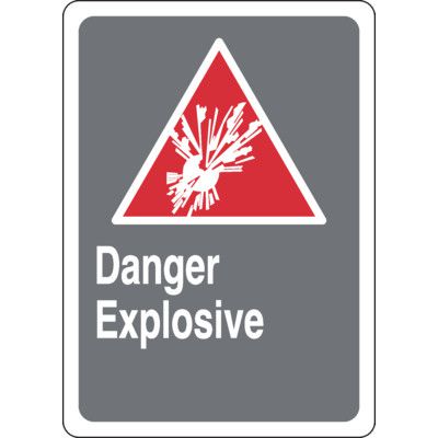 CSA Safety Sign - Danger Explosive