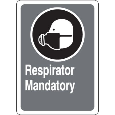 CSA Safety Sign - Respirator Mandatory