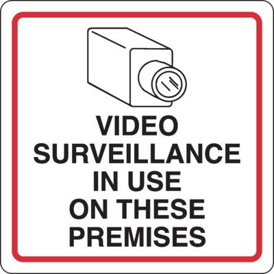 CCTV Warning Signs - Video Surveillance