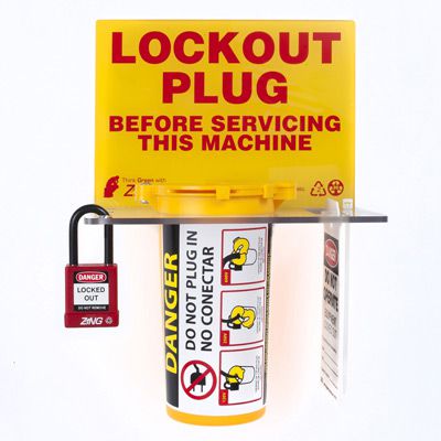 Zing® RecycLockout Lockout Tagout Station, Lockout Plug