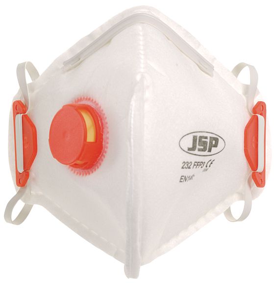 Masque de protection anti-poussière FFP3 pliable jetable à pliure verticale