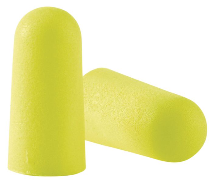 Bouchons d'oreilles anti-bruit jetables Yellow Neon E-A-Rsoft™ 3M™ - 34 dB