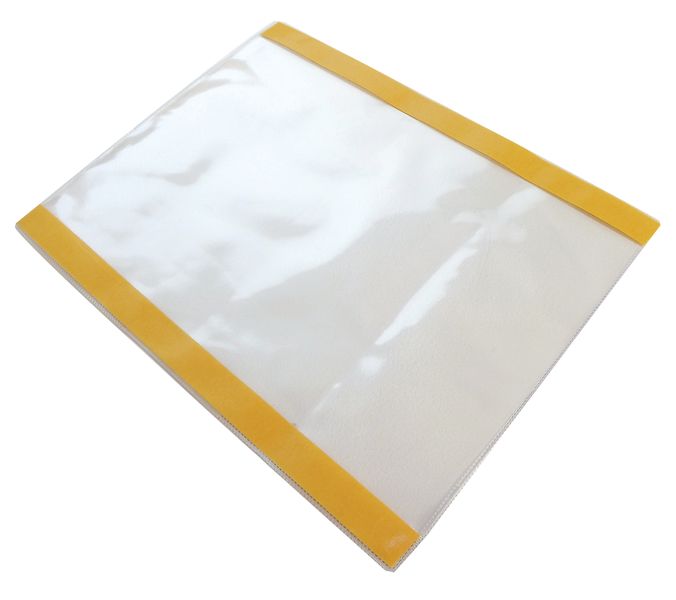Pochettes de protection transparentes avec 2 bandes adhésives