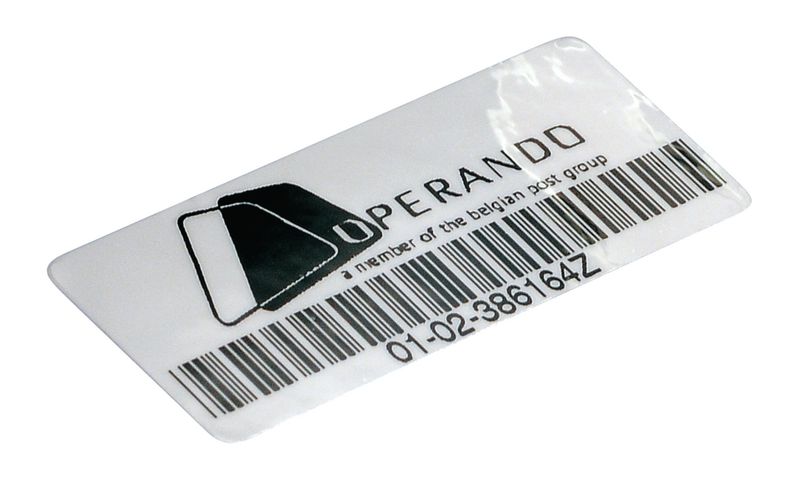 Etiquettes code à barres en polyester laminé