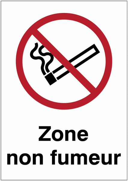 Panneaux d'information du public "Interdiction de fumer"