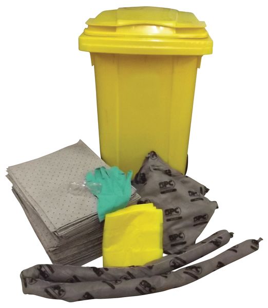 Kits absorbants pour liquides industriels en conteneur