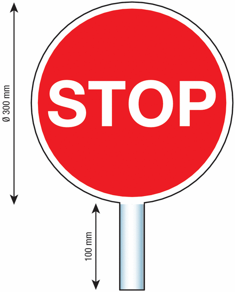 Panneau de signalisation d'aide au trafic - Stop