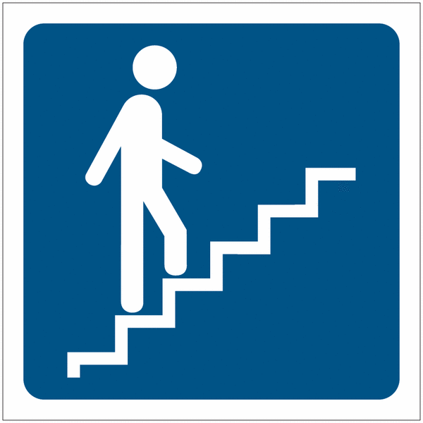Pictogrammes de signalisation "Escaliers"