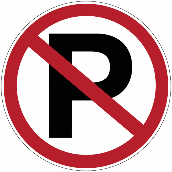 Marquage au sol d'interdiction "Parking interdit"