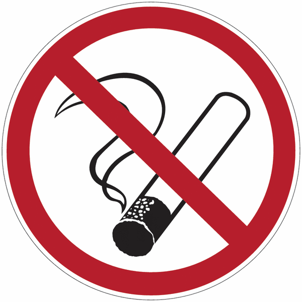 Panneau en aluminium réfléchissant "Interdiction de fumer"