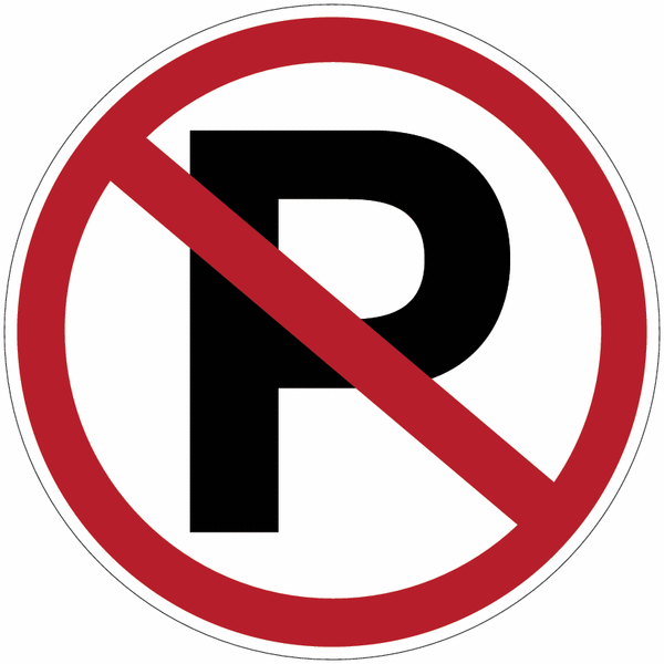 Panneaux d'interdiction "Parking interdit"