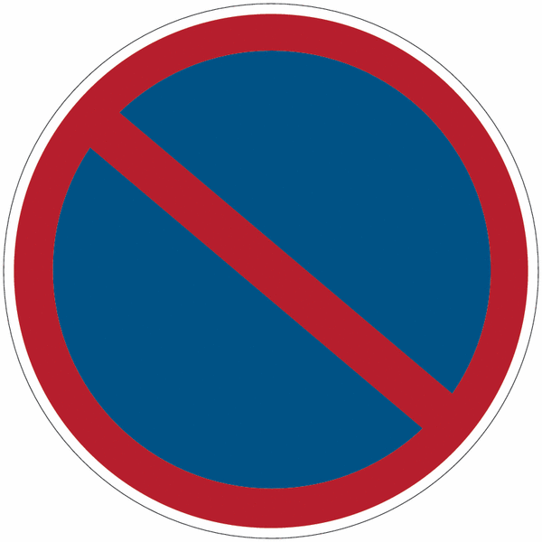 Panneau d'interdiction "Stationnement interdit"