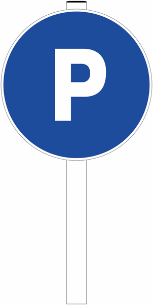 Panneaux rond Parking