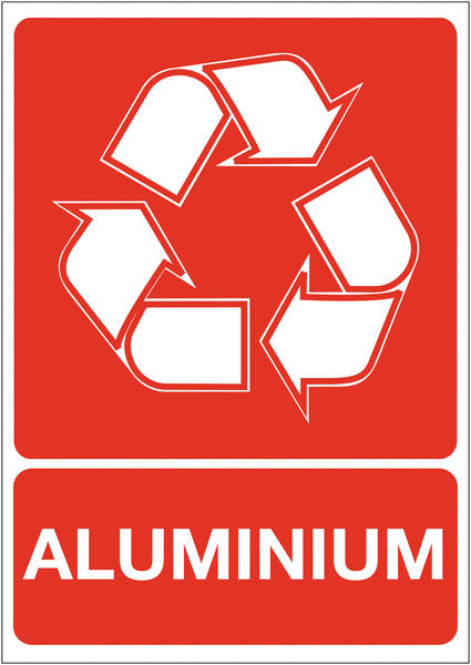 Panneaux "Tri sélectif des déchets - Aluminium"