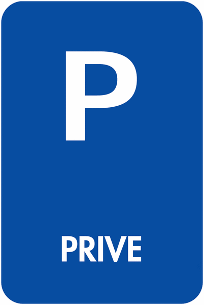 Panneau parking Privé