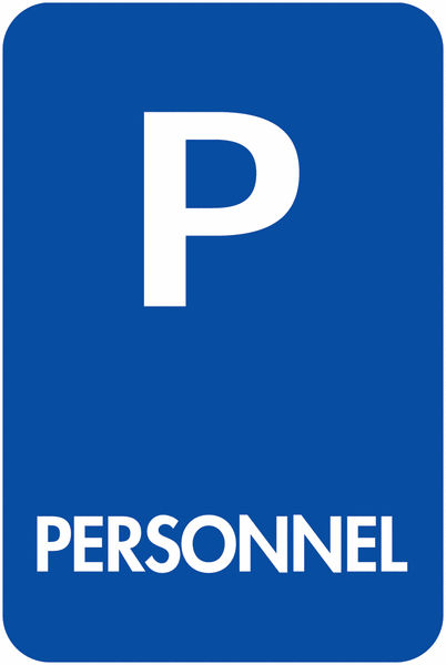 Panneau parking Personnel