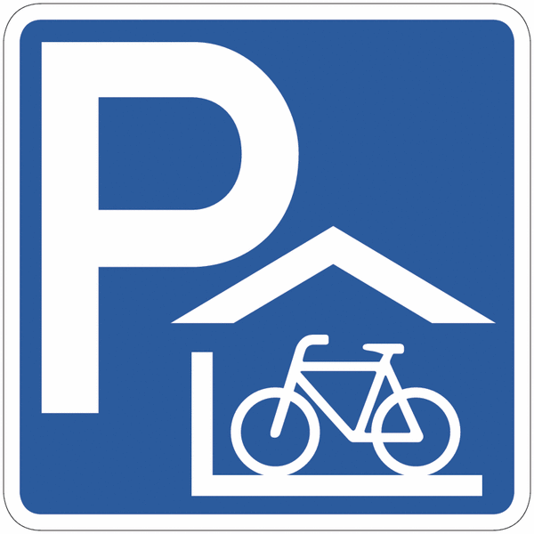 Panneau Parking abri-vélos