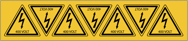 Panneaux de danger électrique - 400 V
